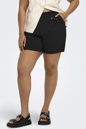 regular waist casual short zwart