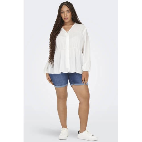 ONLY CARMAKOMA denim skinny regular waist short afbeelding