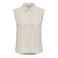 ONLY CARMAKOMA blouse met linnen beige