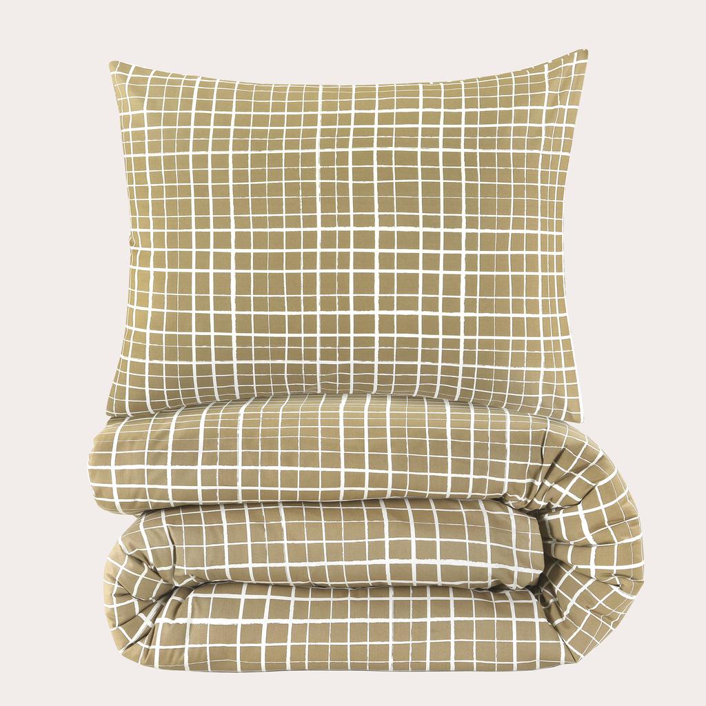 NOUS Living viscose katoenen dekbedovertrek 1-persoons (140x220 cm)