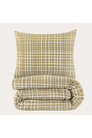 viscose katoenen dekbedovertrek 1-persoons (140x220 cm)