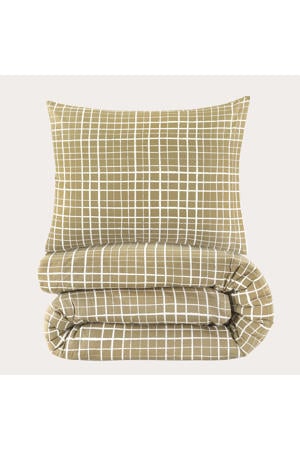 viscose katoenen dekbedovertrek 1-persoons (140x220 cm)
