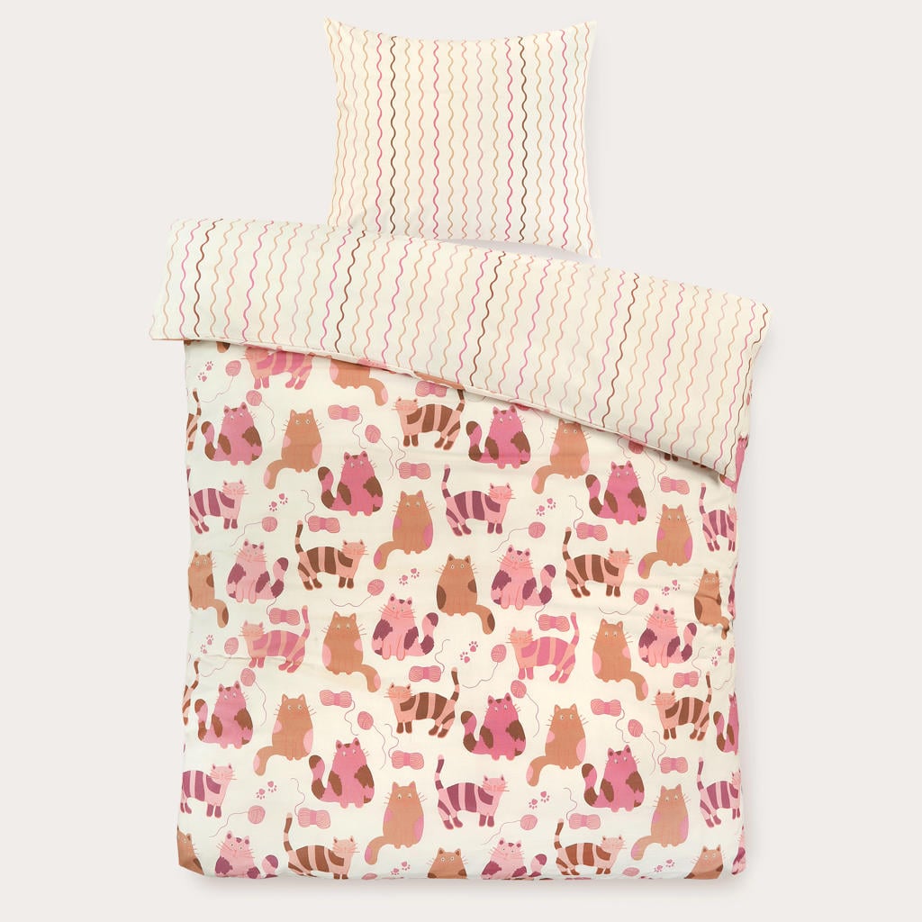 NOUS Kids katoenen dekbedovertrek kinderbed