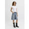 JJXX wide leg high waist short light blue denim