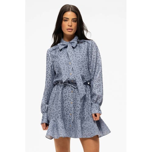 NIKKIE blousejurk lichtblauw afbeelding