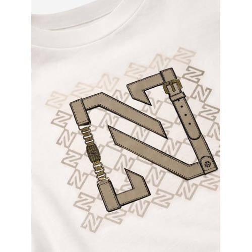 NIKKIE T-shirt ecru afbeelding