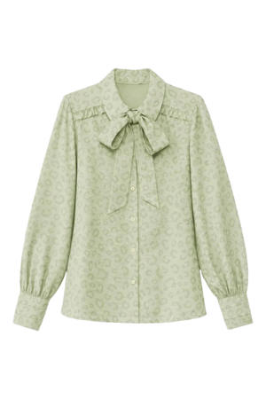 blouse mintgroen
