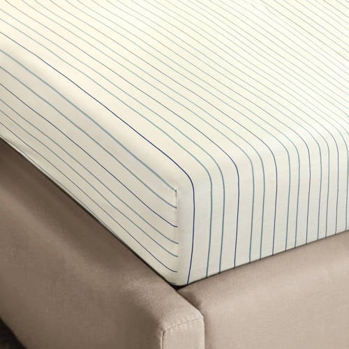 NOUS Living katoenen hoeslaken - Blauw afbeelding
