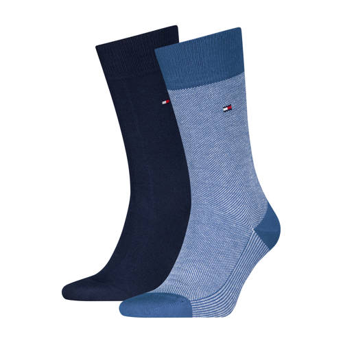 Tommy Hilfiger gestreepte sokken - set van 2 blauw afbeelding