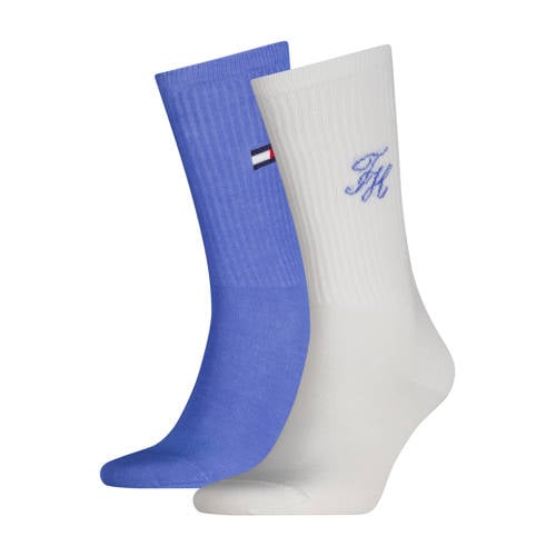 Tommy Hilfiger sokken - set van 2 wit/blauw afbeelding