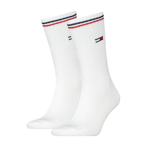 Tommy Hilfiger sokken met logoprint - set van 2 wit afbeelding