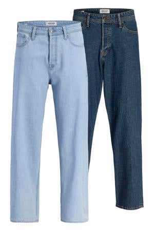 JJIALEX JJORIGINAL baggy jeans blue denim - (set van 2)