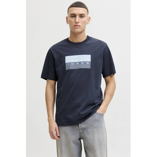 JACK & JONES CORE regular T-shirt donkerblauw afbeelding