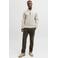 JACK & JONES PREMIUM sweatvest met textuur beige