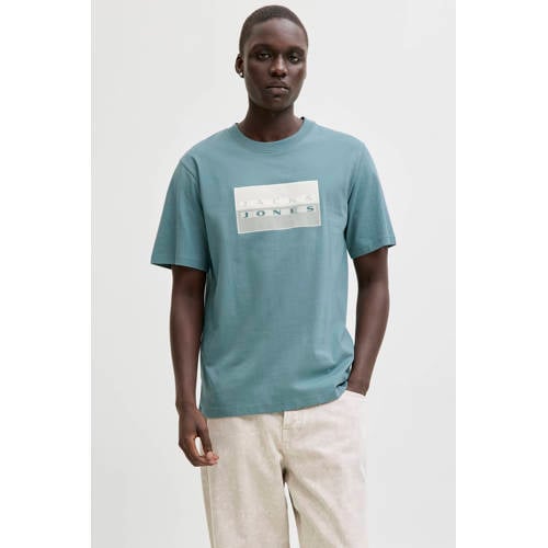 JACK & JONES CORE regular T-shirt blauw afbeelding