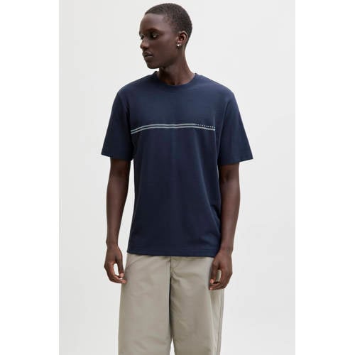 JACK & JONES CORE regular T-shirt donkerblauw afbeelding