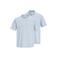 JACK & JONES PREMIUM regular T-shirt en polo lichtblauw - (set van 2)
