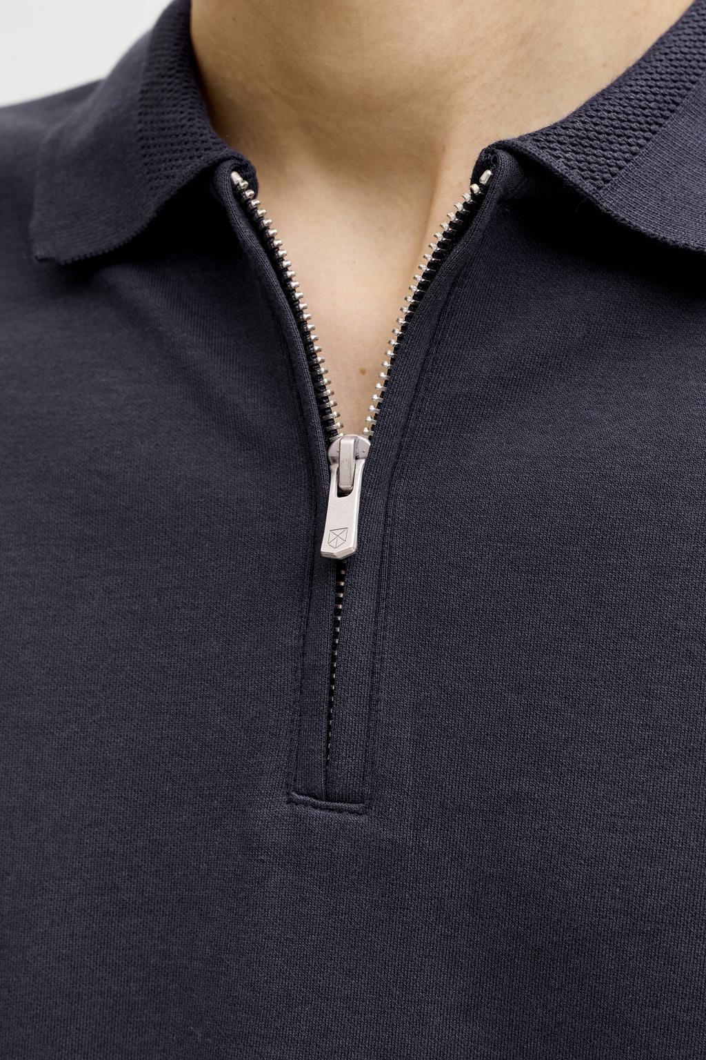 JACK & JONES PREMIUM regular polo donkerblauw