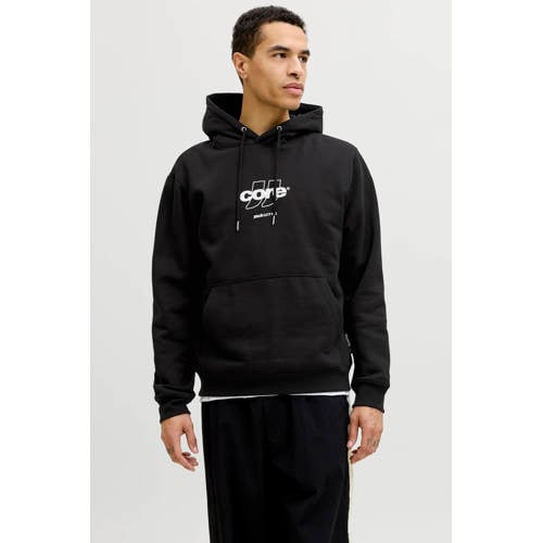 JACK & JONES CORE hoodie zwart afbeelding