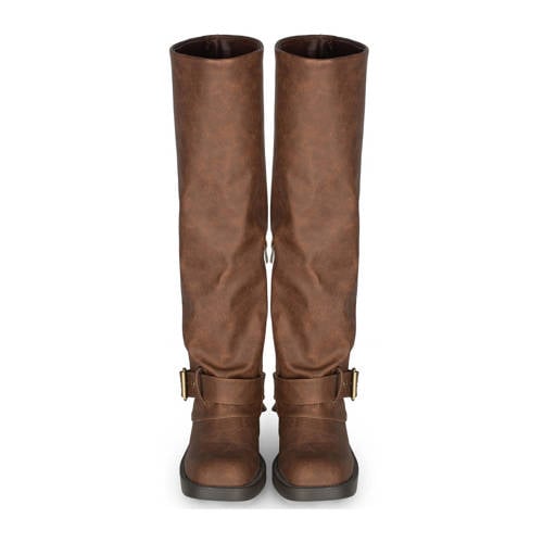 POSH by Poelman Patty bikerboots cognac afbeelding