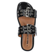 thumbnail: Nelson lakleren slippers zwart