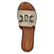 thumbnail: Dolcis slippers met siergesp beige