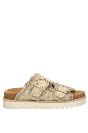 slippers beige