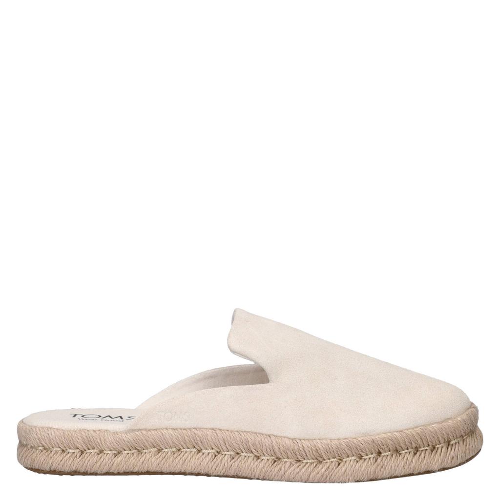 Ecru dames Toms Santiago Mule suède espadrilles -