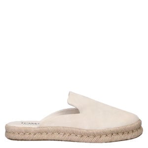 Santiago Mule suède espadrilles - ecru