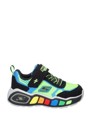 Play Scene sneakers met lichtjes zwart/groen