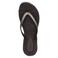 Ilse Jacobsen Cheerful teenslippers met glitters bruin