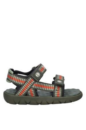 sandalen groen/oranje