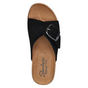 thumbnail: Skechers suède slippers zwart