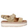 Toms Giana sandalen met plateauzool beige