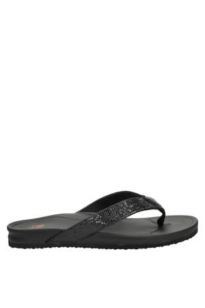 teenslippers zwart