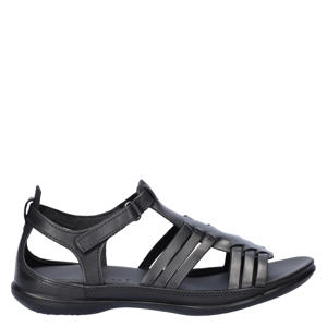 leren sandalen zwart