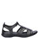 Ecco leren sandalen zwart
