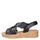 Gabor leren sandalen zwart