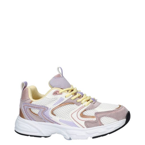 Nelson Kids sneaker wit/lila/geel