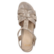 thumbnail: Ara Sirmione suède sleehakken met sleehak goud metallic