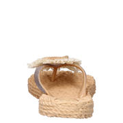 thumbnail: Ilse Jacobsen Cheerful teenslippers met 3d applicatie beige