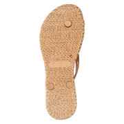thumbnail: Ilse Jacobsen Cheerful teenslippers met 3d applicatie beige