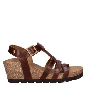 Vero Clay leren sleehakken cognac