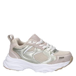 chunky sneakers beige/goud