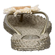 thumbnail: Ilse Jacobsen Cheerful teenslippers met 3d applicatie goud