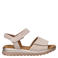 Gabor suède sandalen beige