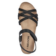 thumbnail: Nelson imitatieleren sandalen zwart