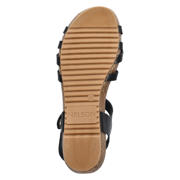 thumbnail: Nelson imitatieleren sandalen zwart