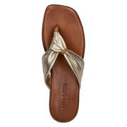 thumbnail: Nelson imitatieleren teenslippers - goud