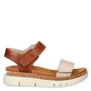 Palma leren sandalen cognac